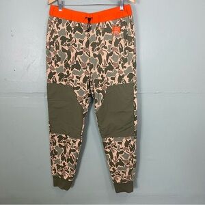 Traeger Meat Sweats Camo Green‎ Beige Large Joggers